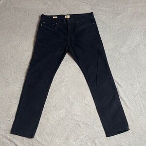 J. Crew Men's Navy Corduroy Trousers